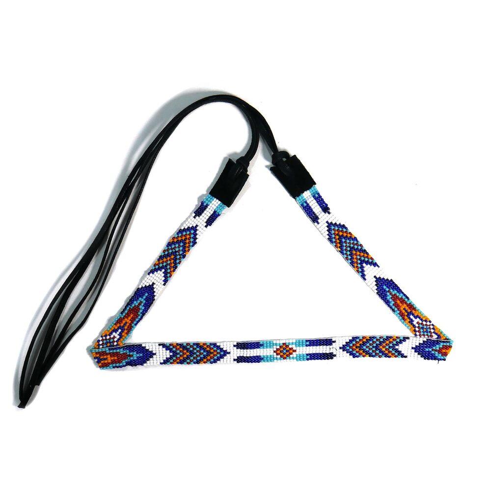 3829 Beaded Hat band Native American Style Southwestern Cowboy Rode